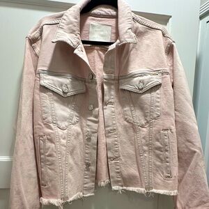 Rare Mother Superior Dusty Pink Jean Jacket size L.